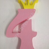 цифры из пенопласта